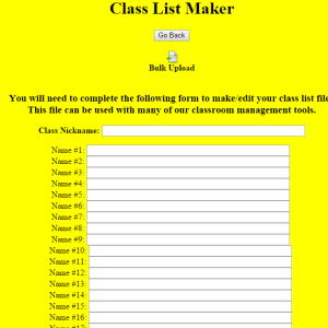 clas list maker